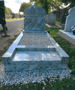 cimetiere avec gravillon